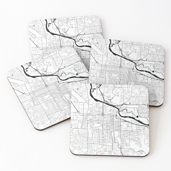 Item preview, Eugene, Oregon Street Map designed and sold by InkistPrints.