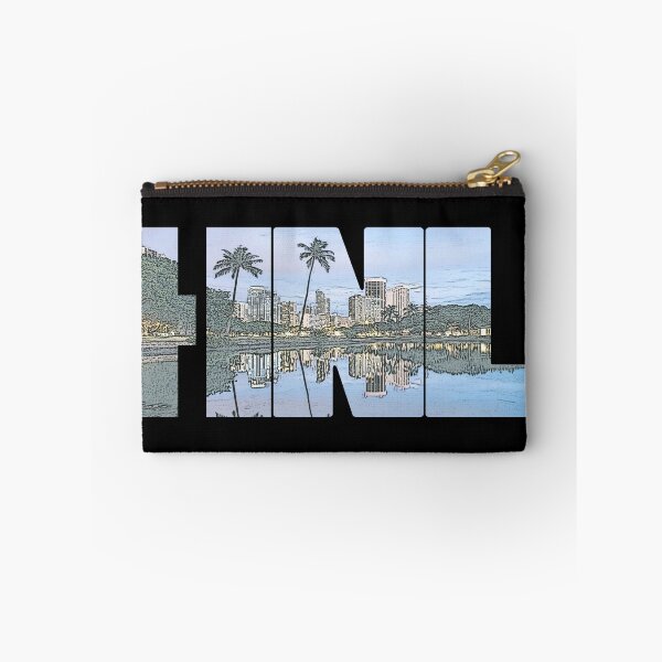 Item preview, Honolulu, Hawaii HNL Cityscape designed and sold by CrabbyLobster.