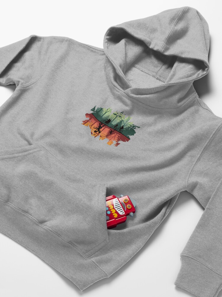 Alternate view of Stranger Things (The Upside Down) Kids Pullover Hoodie
