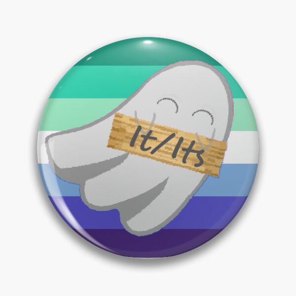 Item preview, It/Its Gay Pronoun Ghost designed and sold by Forest-Bird.