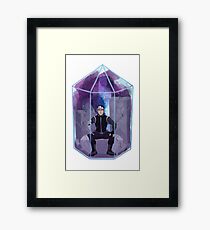 Paladin Terrarium - Black Framed Print