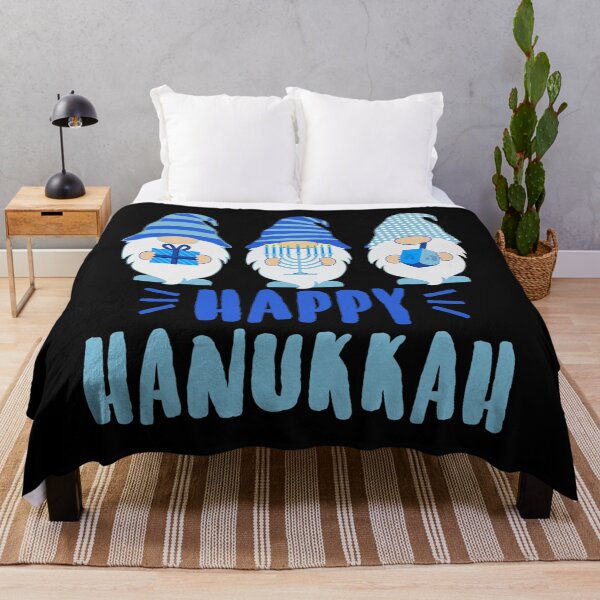 Aperçu de l'œuvre Tu Happy Hanukkah 2022 Gnome Menorah Dreidel Costume créée et vendue par equabdashblanx.