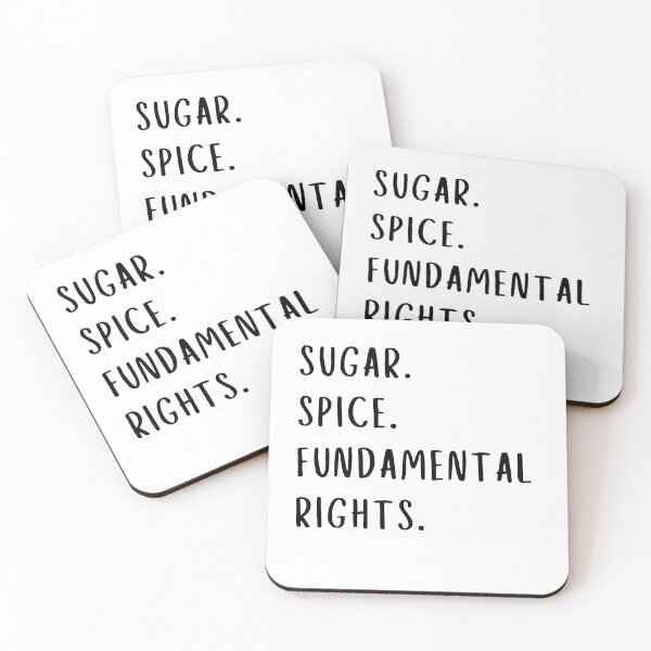 Item preview, SUGAR SPICE FUNDAMENTAL RIGHTS | CHRISTMAS FEMINIST designed and sold by Festive Feminist.