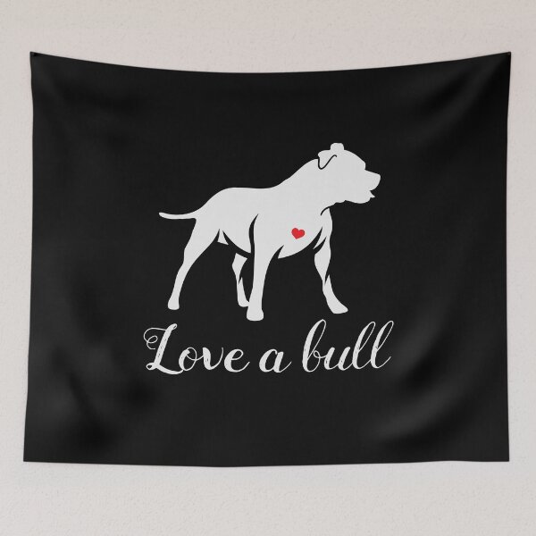 Item preview, Love A Bull Pitbull Dog  designed and sold by BUBLTEES.