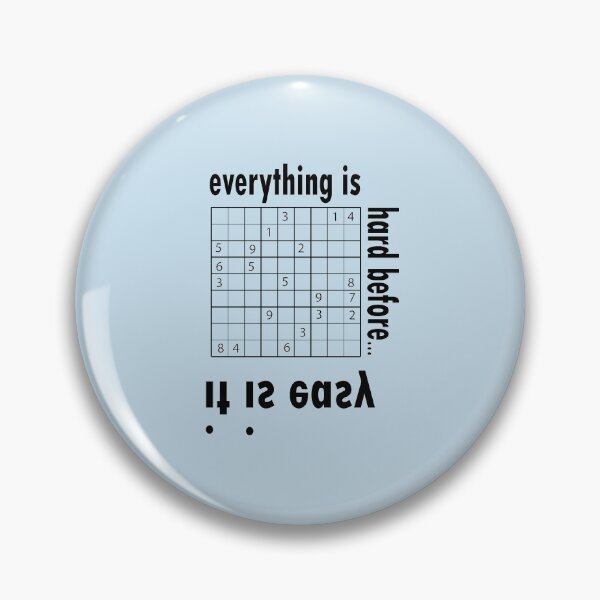 Item preview, Every thing is hard before It is eawy ,Sudoku designed and sold by olafekry.