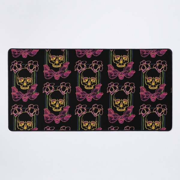 Item preview, Neon Skull Over Purple Pitcher Plant (Pink Glow) designed and sold by Tippitiwichet.