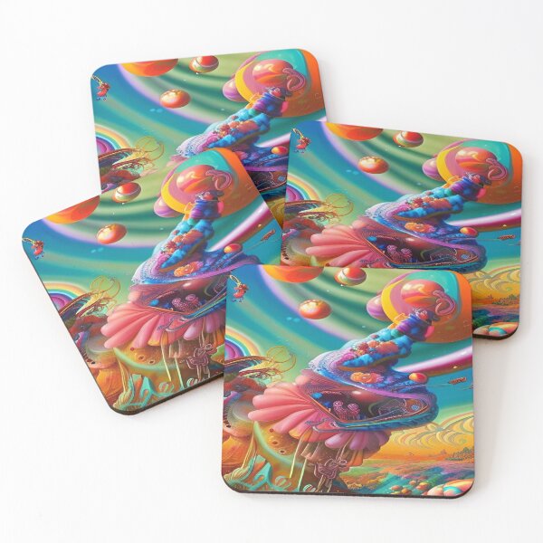 Item preview, Abstraction illustrative Colorful hippie style Splash Flowers Imagination of dream  桜 world art designed and sold by ValleyDream.
