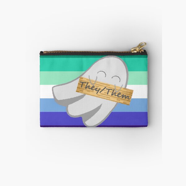 Item preview, They/Them Gay Pronoun Ghost designed and sold by Forest-Bird.