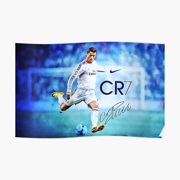Cristiano Ronaldo sign Poster