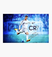 Cristiano Ronaldo sign Photographic Print