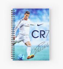 Cristiano Ronaldo Zeichen Spiralblock