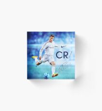 Cristiano Ronaldo sign Acrylic Block