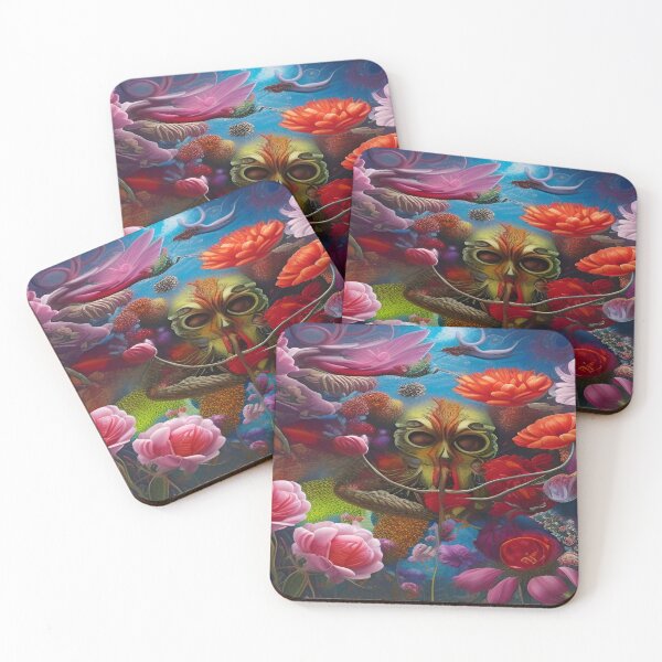 Item preview, Abstraction illustrative Colorful hippie style Splash Flowers Imagination of dream  桜 world art designed and sold by ValleyDream.