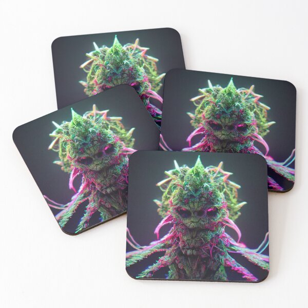 Item preview, Monstruos divertidos canabis designed and sold by sambryn.