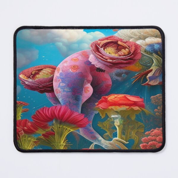 Item preview, Abstraction illustrative rosery Colorful hippie style Splash Flowers Imagination of dream  桜 world art bloomcore designed and sold by ValleyDream.