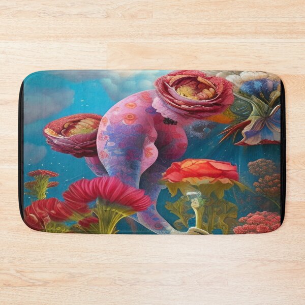 Item preview, Abstraction illustrative rosery Colorful hippie style Splash Flowers Imagination of dream  桜 world art bloomcore designed and sold by ValleyDream.