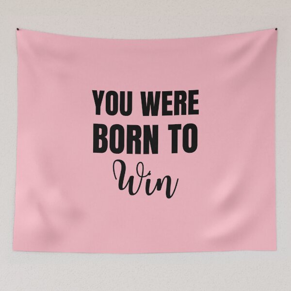 Item preview, You Were Born To Win-Motivational Mindset designed and sold by HappyLife4U.