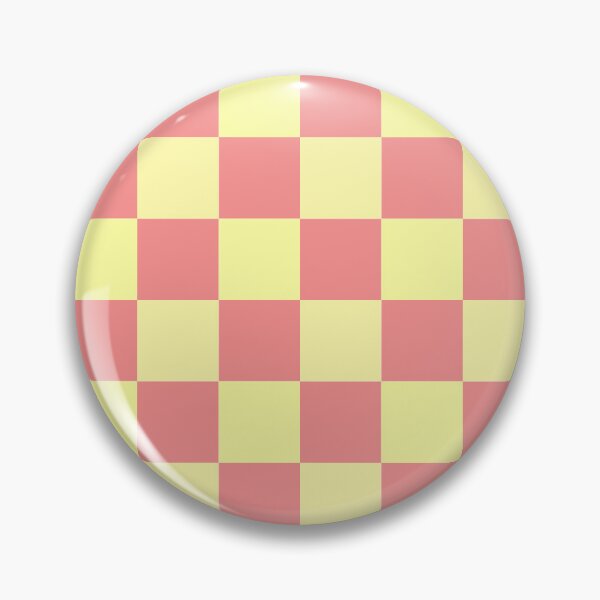 Item preview, checkered pattern light yellow and pink designed and sold by Apkdesigner.