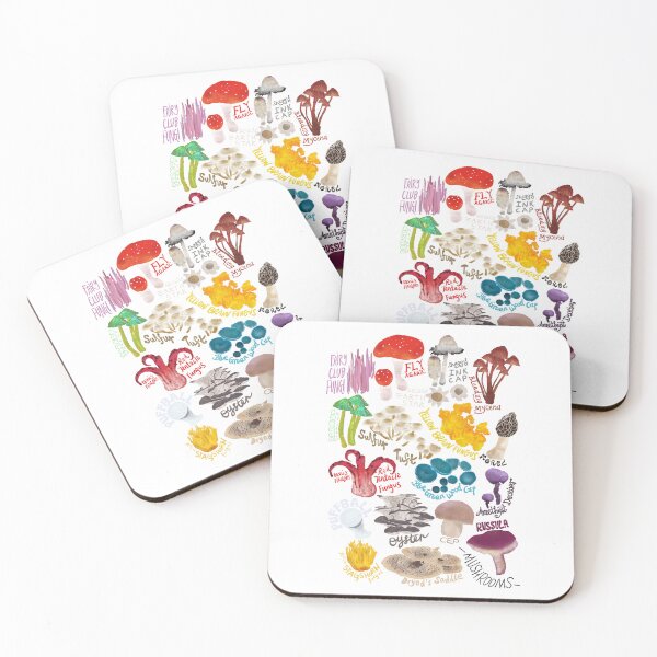 Item preview, Types of Mushrooms, Fungi, Fungus! designed and sold by louweasely.