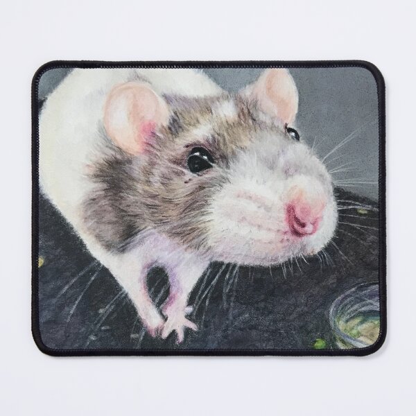 Item preview, Cute little rat eating peas | pet designed and sold by NathBros.