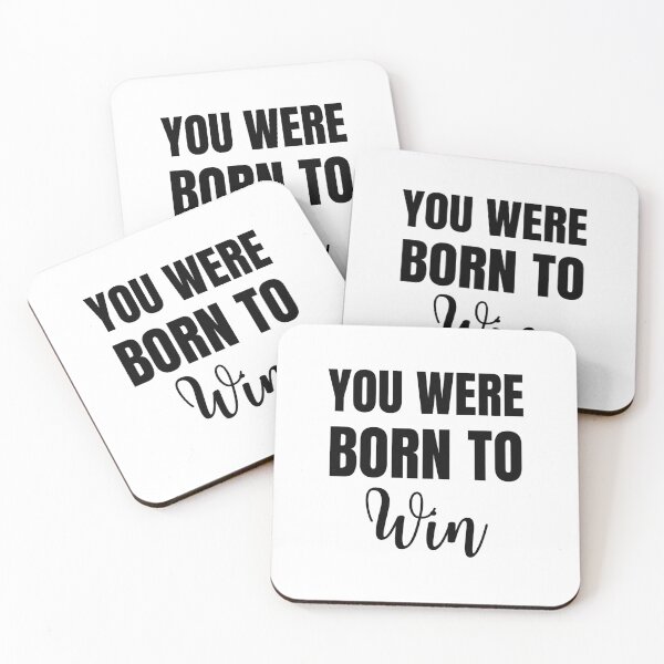 Item preview, You Were Born To Win-Motivational Mindset designed and sold by HappyLife4U.