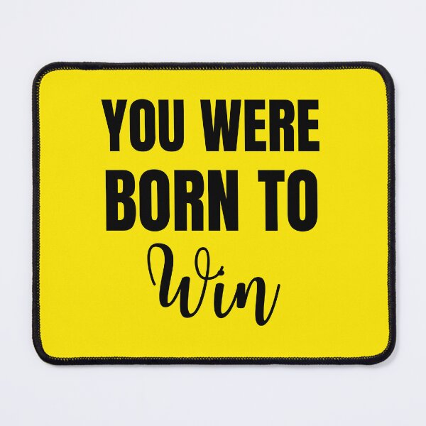 Item preview, You Were Born To Win-Motivational Mindset designed and sold by HappyLife4U.