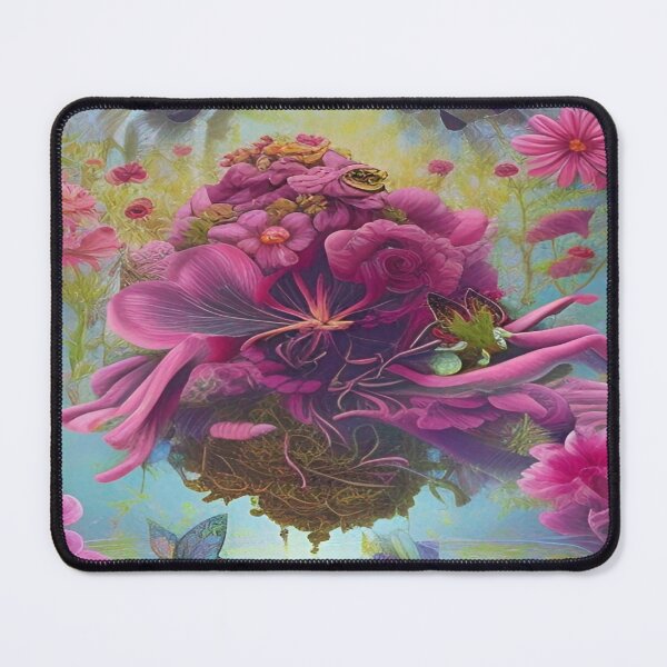 Item preview, Abstraction illustrative rosery Colorful hippie style Splash Flowers Imagination of dream  桜 world art bloomcore designed and sold by ValleyDream.