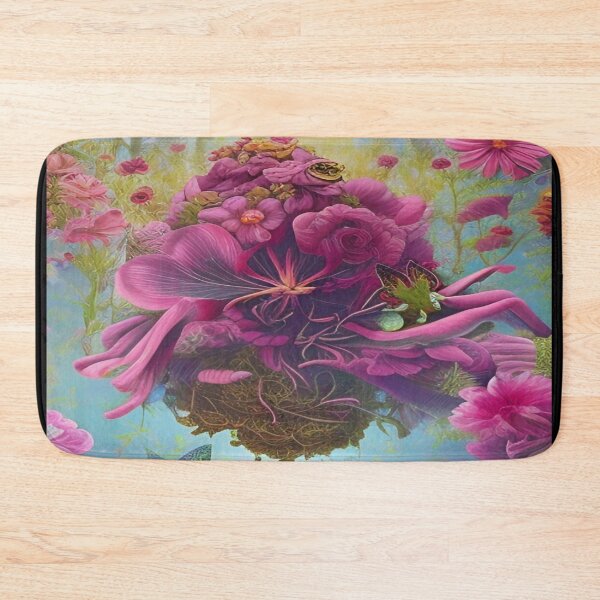 Item preview, Abstraction illustrative rosery Colorful hippie style Splash Flowers Imagination of dream  桜 world art bloomcore designed and sold by ValleyDream.