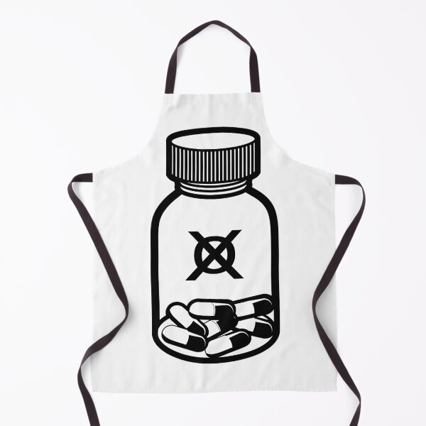 Item preview, Marble Hornets Pill Bottle (No Color Fill, Black Lines) designed and sold by havensea.