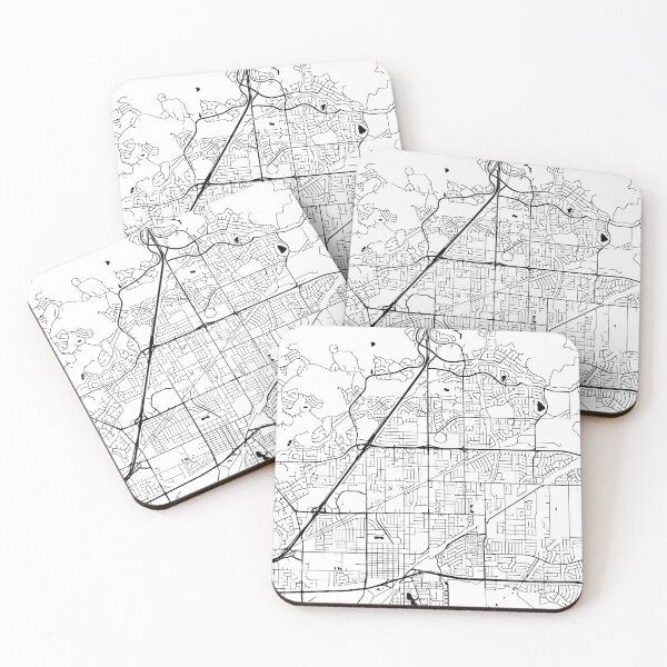Item preview, Fairfield, California Street Map designed and sold by InkistPrints.