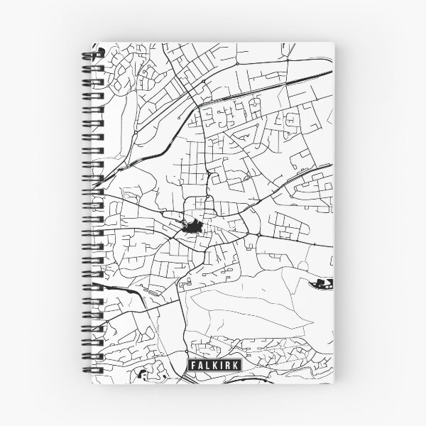 Artikelvorschau, Falkirk, Scotland Street Map entworfen und verkauft von InkistPrints.