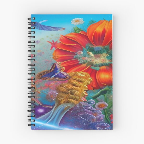 Item preview, Abstraction illustrative rosery Colorful hippie style Splash Flowers Imagination of dream  桜 world art bloomcore designed and sold by ValleyDream.