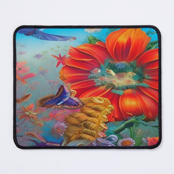 Item preview, Abstraction illustrative rosery Colorful hippie style Splash Flowers Imagination of dream  桜 world art bloomcore designed and sold by ValleyDream.