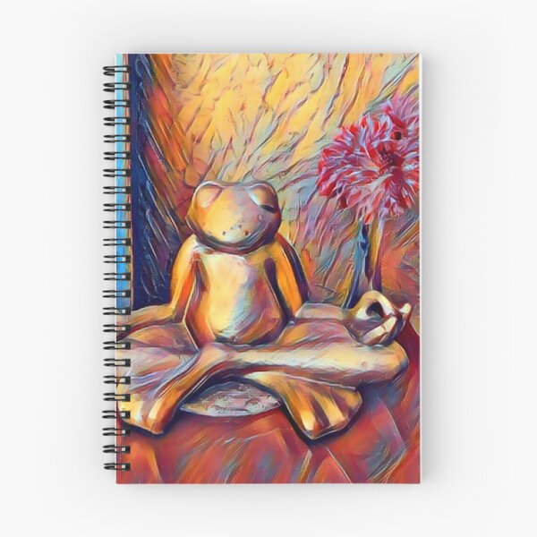 Item preview, Mediating Zen Frog Yoga Lotus Position Namaste designed and sold by WildcraftTrade.
