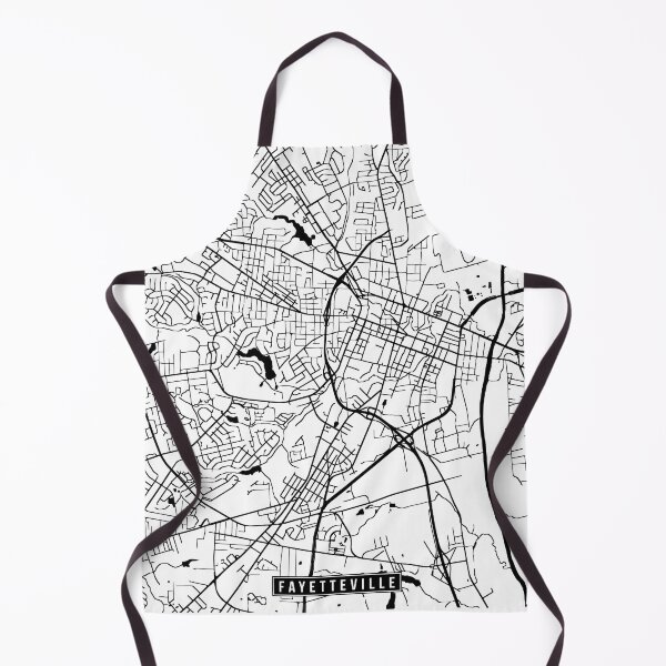 Item preview, Fayetteville, North Carolina Street Map designed and sold by InkistPrints.