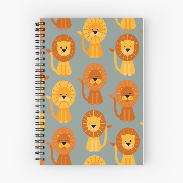 Item preview, Leones - fondo gris designed and sold by Shiny Happy World.