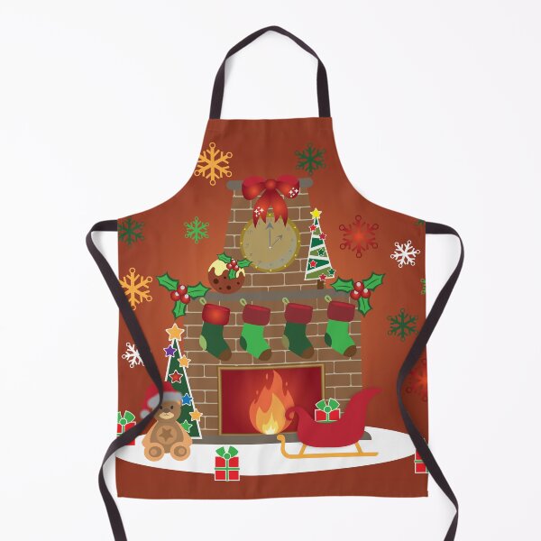Item preview, Mini adventures red Christmas fireplace designed and sold by smalladventures.