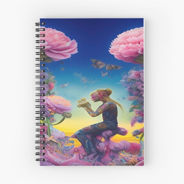 Item preview, Abstraction illustrative rosery Colorful hippie style Splash Flowers Imagination of dream  桜 world art bloomcore designed and sold by ValleyDream.