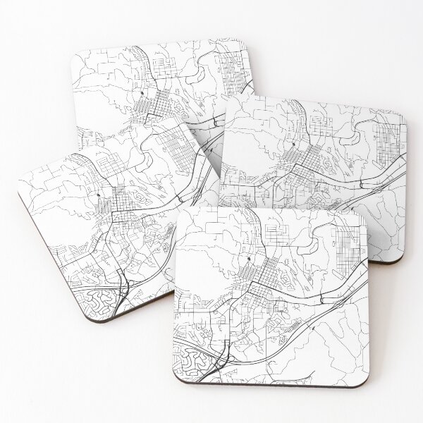 Item preview, Flagstaff, Arizona Street Map designed and sold by InkistPrints.
