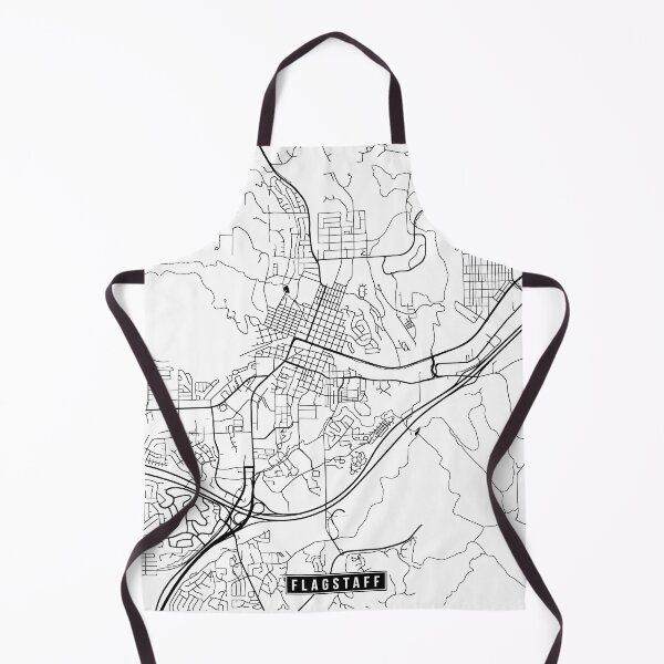 Item preview, Flagstaff, Arizona Street Map designed and sold by InkistPrints.