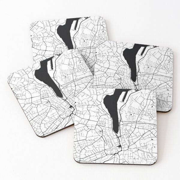Item preview, Flensburg, Germany Street Map designed and sold by InkistPrints.