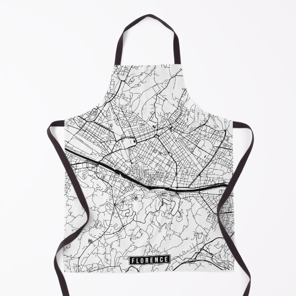 Artikelvorschau, Florence, Italy Street Map entworfen und verkauft von InkistPrints.