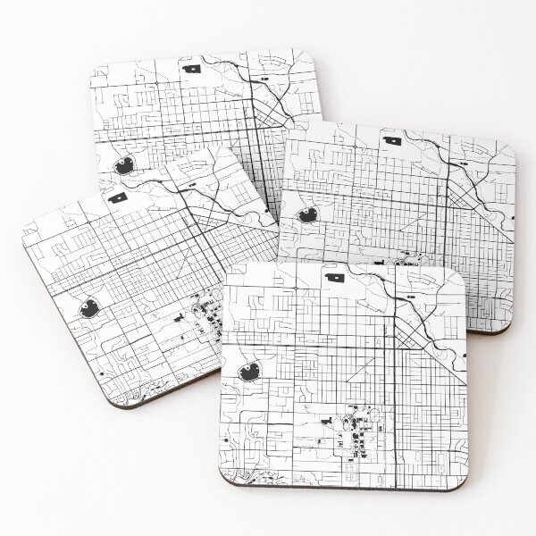 Item preview, Fort Collins, Colorado Street Map designed and sold by InkistPrints.