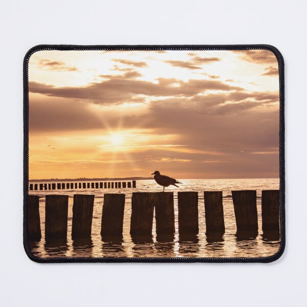 Item preview, Breakwater at sunset designed and sold by Claudia-Evans.