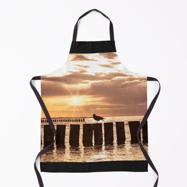 Item preview, Breakwater at sunset designed and sold by Claudia-Evans.