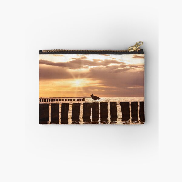Item preview, Breakwater at sunset designed and sold by Claudia-Evans.