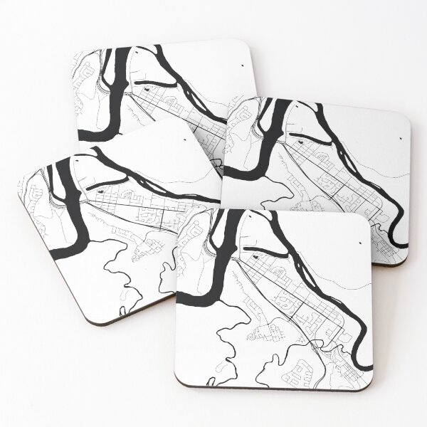 Item preview, Fort McMurray, Canada Street Map designed and sold by InkistPrints.