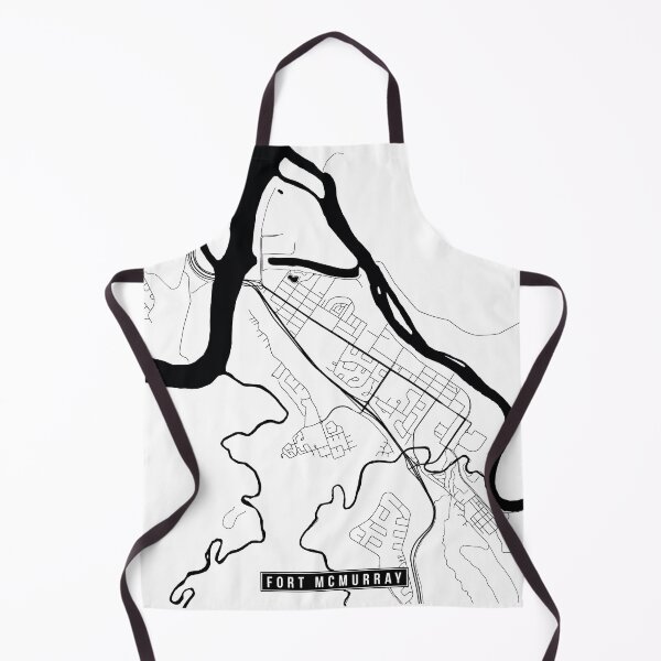 Item preview, Fort McMurray, Canada Street Map designed and sold by InkistPrints.
