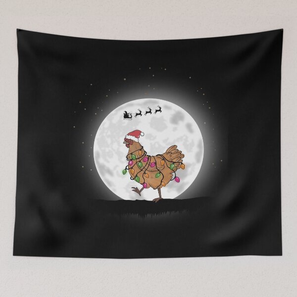 Item preview, Santa Chicken Christmas Light Chicken Christmas designed and sold by Ibu83.