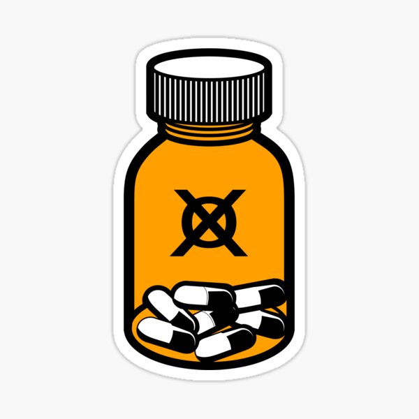 Item preview, Marble Hornets Pill Bottle (Orange) designed and sold by havensea.